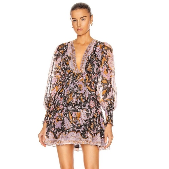 Ulla Johnson Dresses & Skirts - Ulla Johnson silk floral mini dress NWT